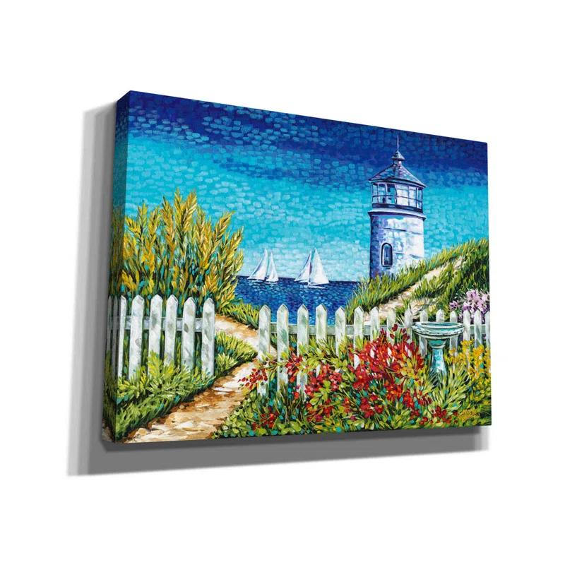 Epic Graffiti " Lighthouse Retreat I " by Carolee Vitaletti