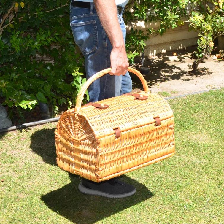 Picnic at Ascot Yorkshire Wicker Picnic Basket