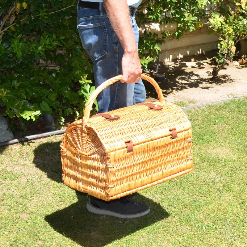 Picnic at Ascot Yorkshire Wicker Picnic Basket