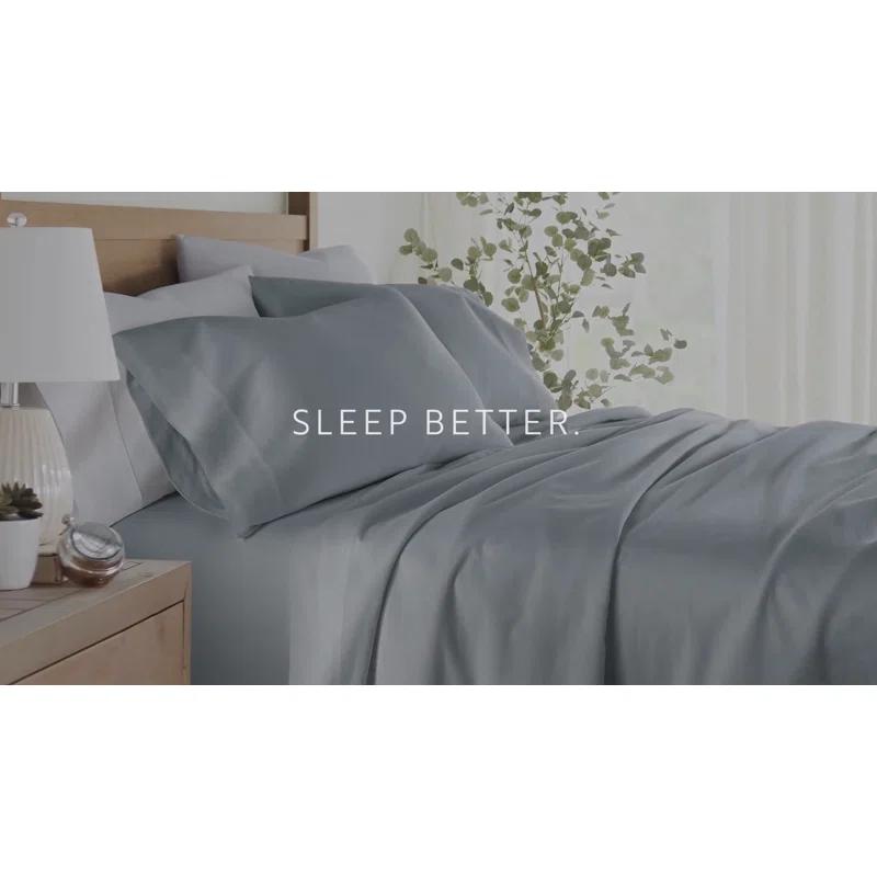 Becky Cameron Sateen Long-Staple Cotton Deep Pocket Sheet Set