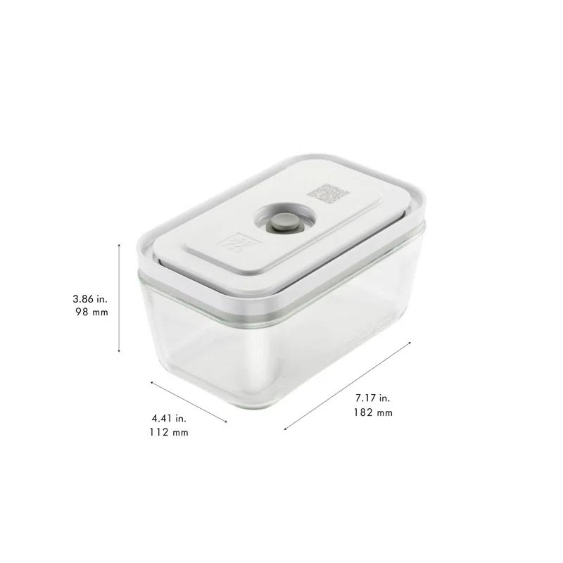 ZWILLING J.A. Henckels ZWILLING Fresh & Save 3-Piece Glass Food Storage Container, Meal Prep Container- Assorted Sizes