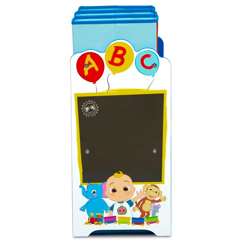 Cocomelon Design & Store 6 Bin Toy Storage Organizer - Greenguard Gold Certified