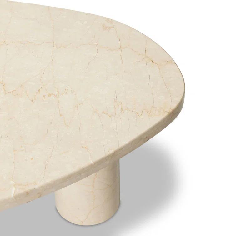 Mariano Coffee Table - Cream Marble / Large
