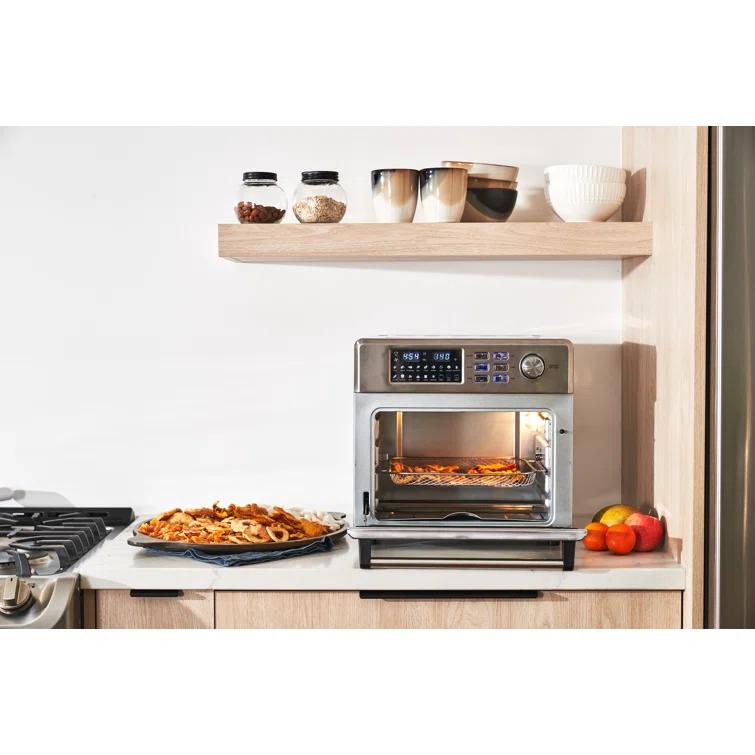 Cuckoo Electronics CUCKOO Air Oven | 18 Preset Modes, 360 Convectional Cooking, Premium Interior & Exterior, All accessories included Black/Stainless Steel CAFO-A2601S