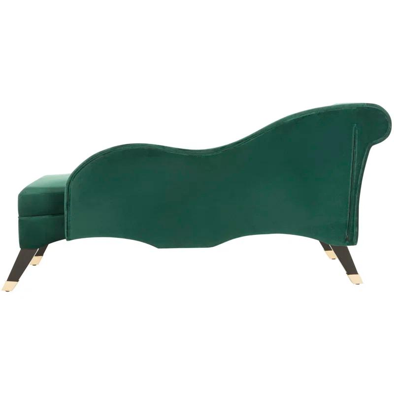 Willa Arlo™ Interiors Schumacher Velvet Chaise Lounge