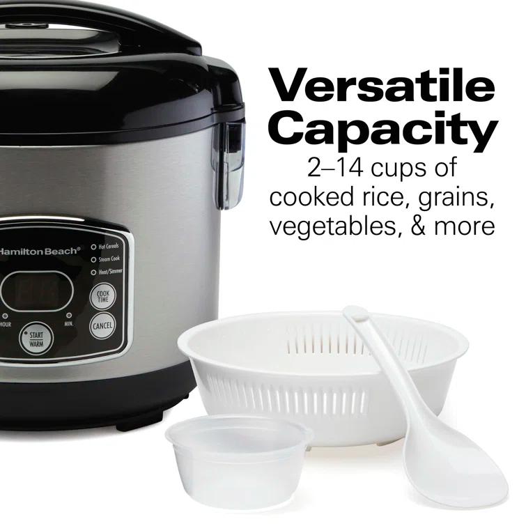 Hamilton Beach Hamilton Beach® Rice/Hot Cereal Cooker 2-14 Cups