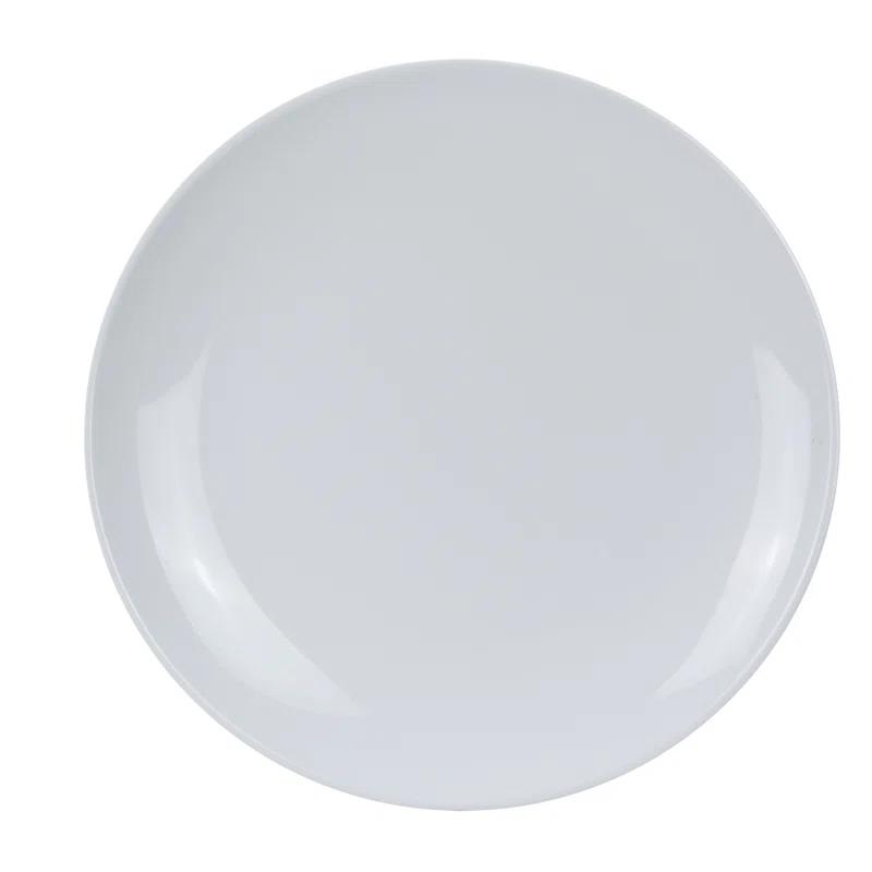 Yanco 9'' Melamine Salad/Dessert Plate (Set of 24)