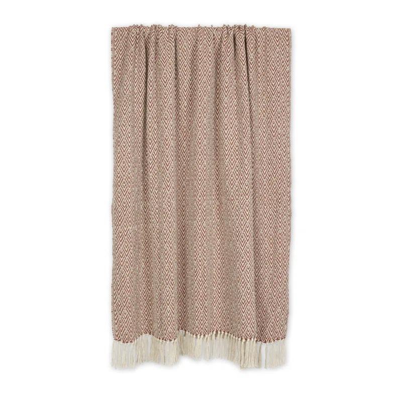Design Imports Hand Woven Throw Blanket