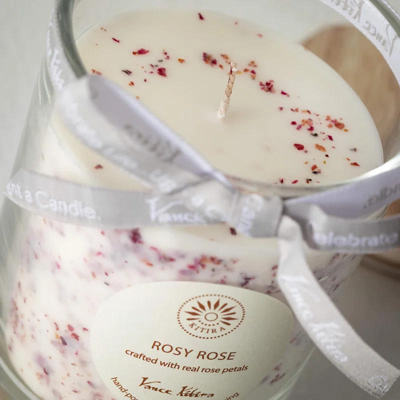 Clover Lane Velvet Rose Scented Jar Candle