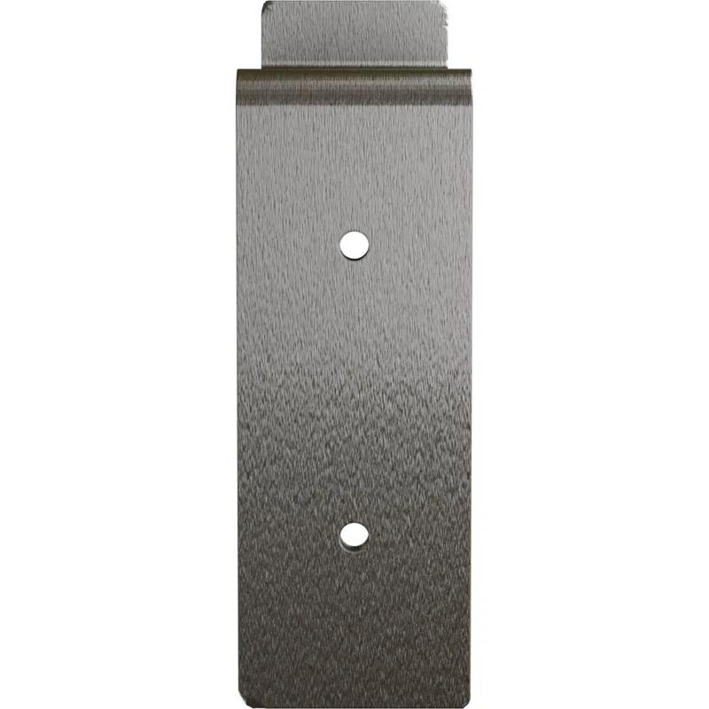 Ekena Millwork 2"W x 6"D x 6 1/4"H Steel Truss Shelf Bracket, Stainless Steel
