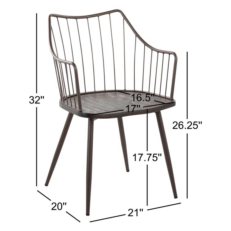 Fianna Slat Back Arm Chair