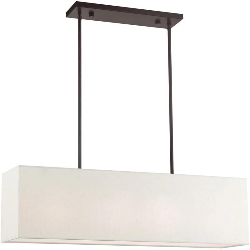 Lighting Lumens 4 - Light Square / Rectangle Chandelier