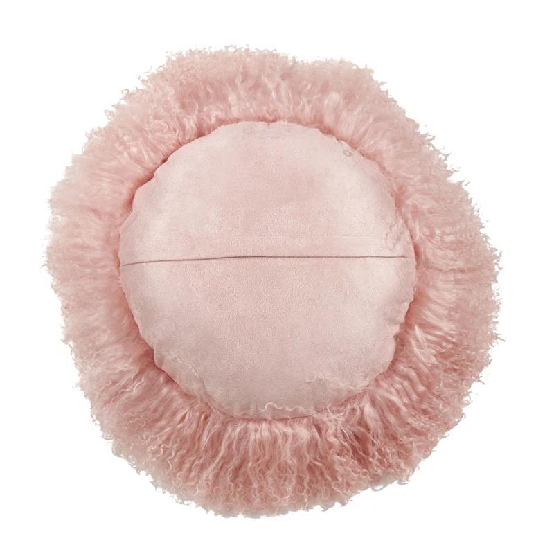 Saro Mongolian Lamb Pillows Throw Pillow