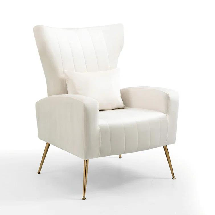 Mercer41 Upholstered Velvet Armchair (Set of 2)