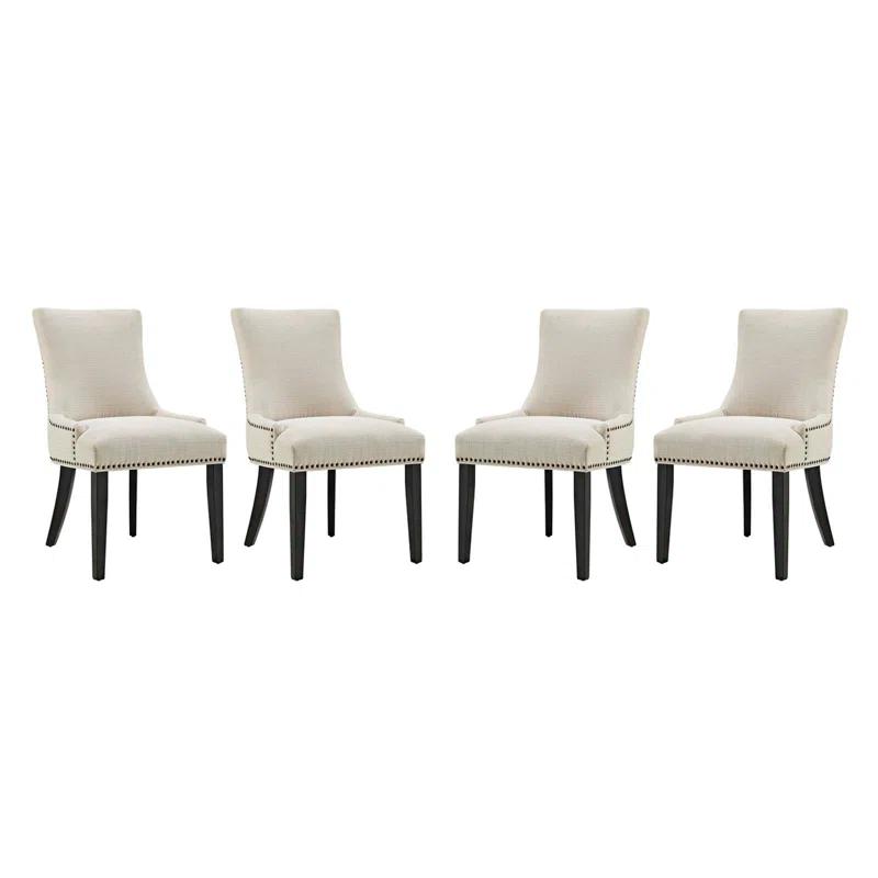 Modway Copper Grove Vodice Fabric and Wood Dining Chair (Set of 4) by Modway