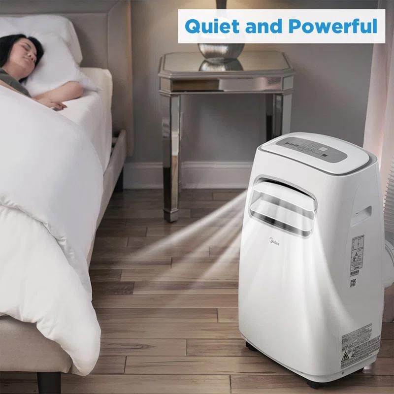 Midea Midea 10000 BTU Wi-Fi Connected Portable Air Conditioner for 200 Square Feet with Remote Included