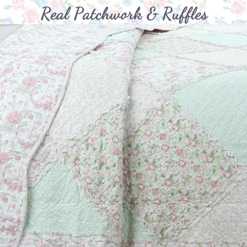 Cozy Line Home Fashion Cotton Patchwork Quilt Set