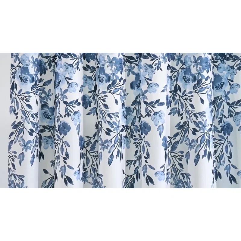 Lush Decor Tanisha Floral Shower Curtain