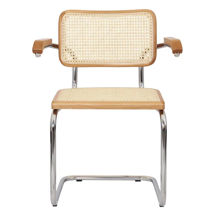Breuer Chair Company Marcel Breuer Cesca Cane Cantilever Dining Armchair Arm Chair