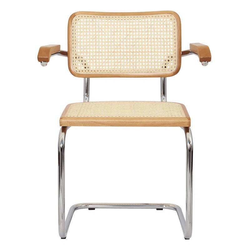 Breuer Chair Company Marcel Breuer Cesca Cane Cantilever Dining Armchair Arm Chair
