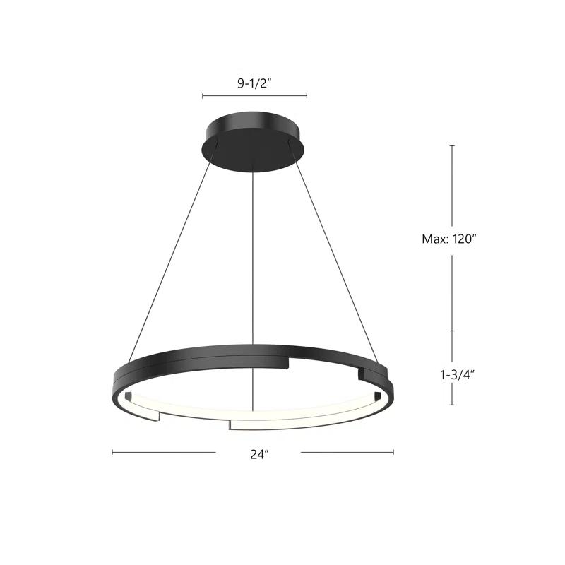 Kuzco Lighting Anello Minor 1 - Light LED Unique/Statement Pendant