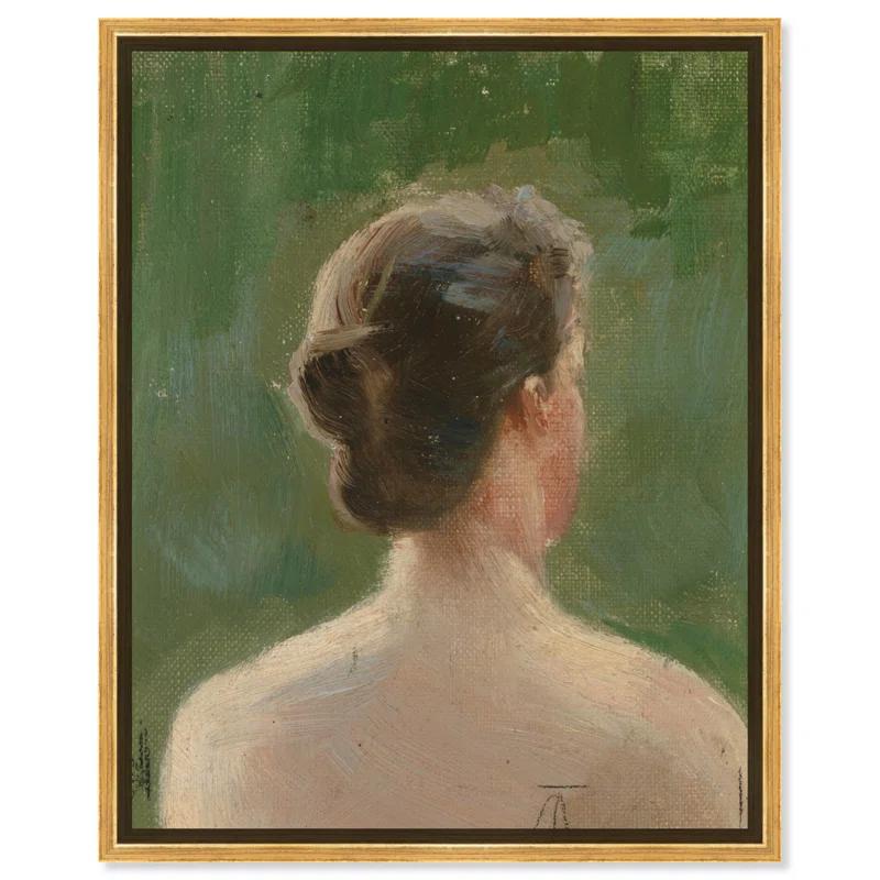 Art Remedy Head Study Canvas Vintage Classic Portrait by Art Remedy