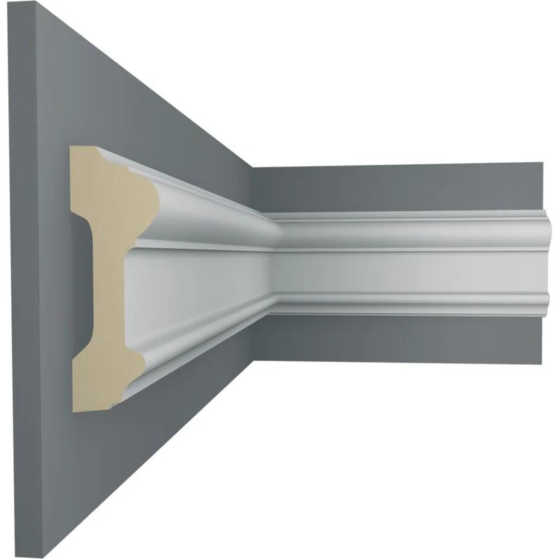 3 5/8"H x 1 1/4"P x 94 1/2"L Bedford Chair Rail (Set of 2)