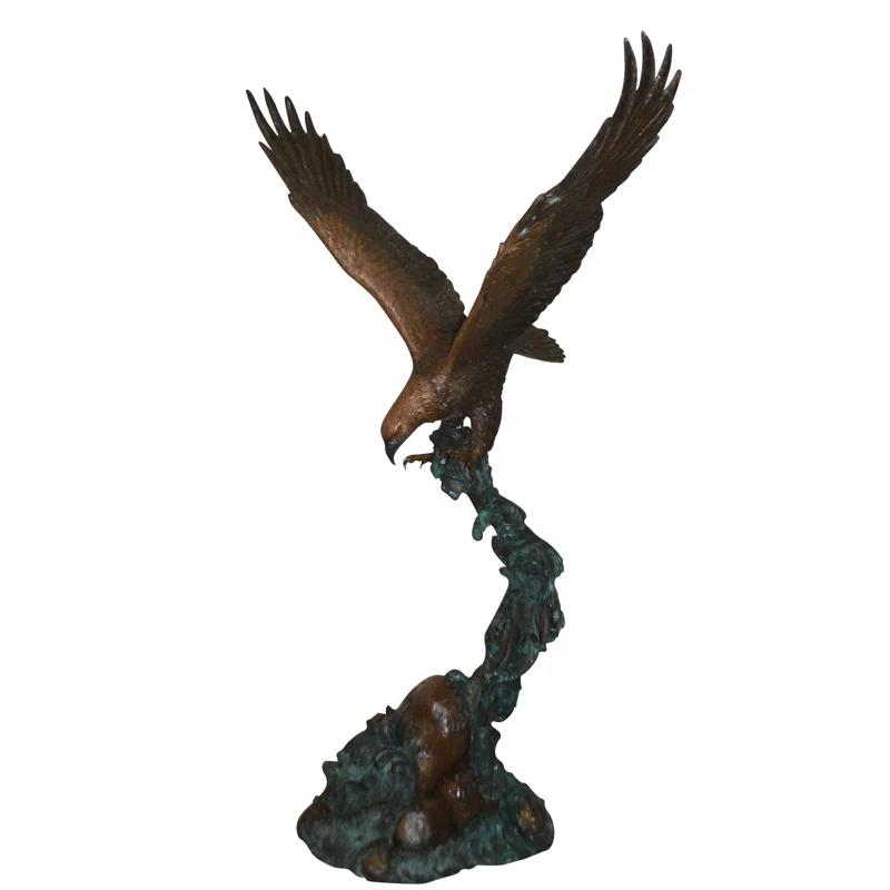 Nifao Statues Weather Resistant Metal Garden Statue