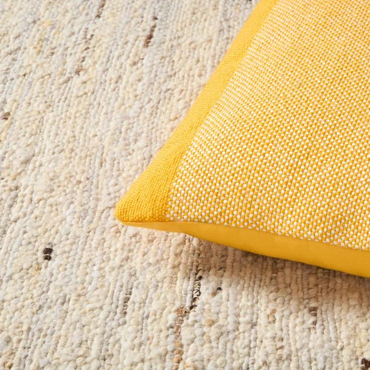 Town & Country Living TOWN & COUNTRY TERRA Alara Solid Border Indoor Outdoor Decorative Pillow
