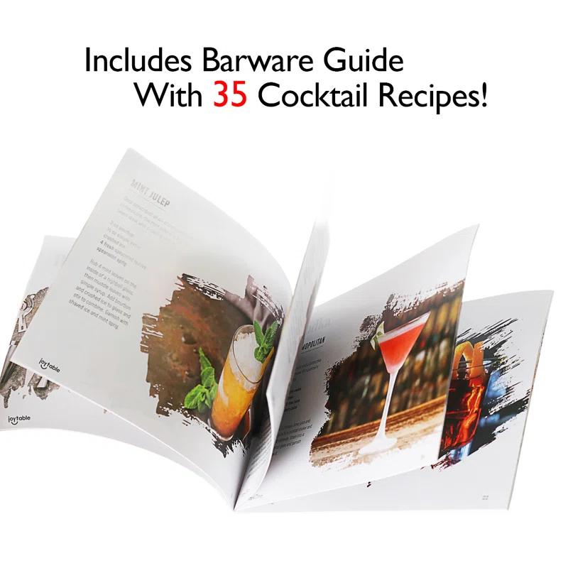 Joytable Joytable Stainless Steel Cocktail Shaker Bar Set