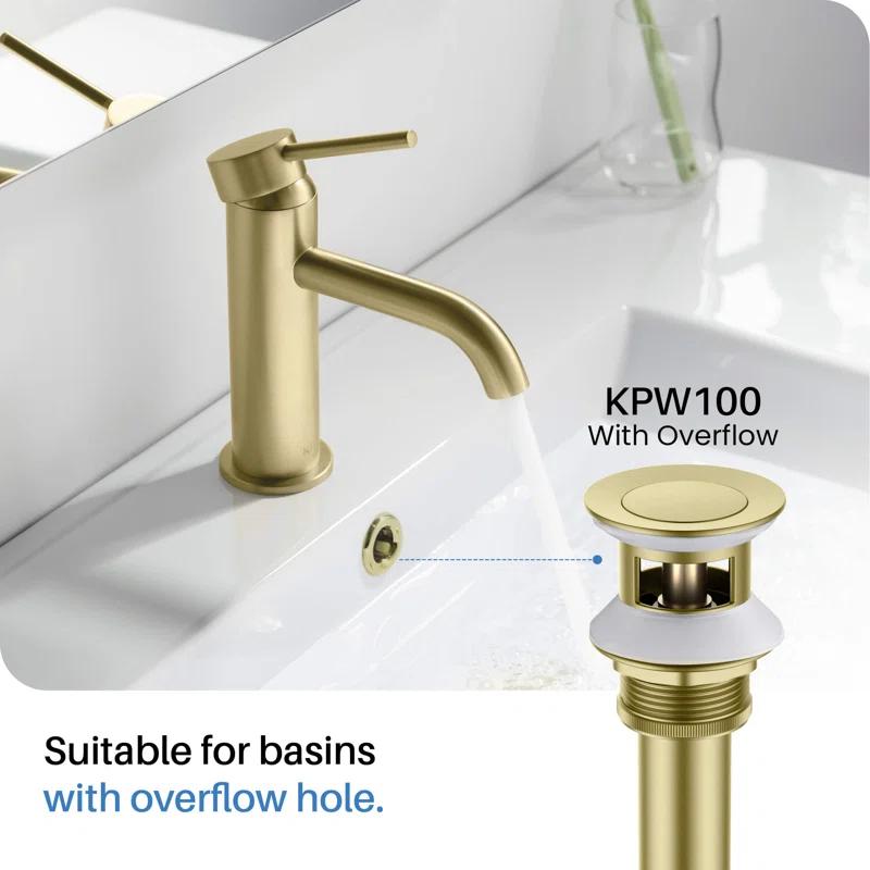 Cube Widespread Faucet 2-handle Bathroom Faucet with Drain Assembly