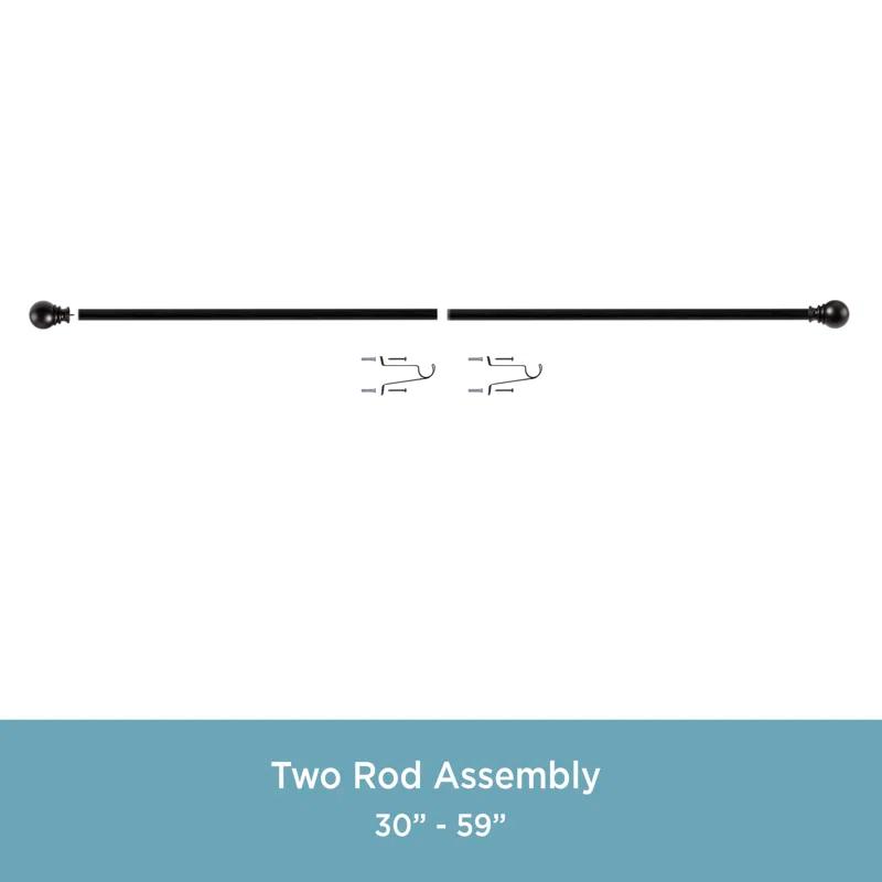 Layla 1" Single Curtain Rod