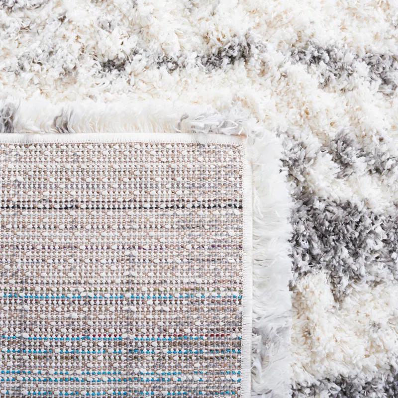 Foundry Select Ashleigh-Louise Shag 800 Performance Striped Rug
