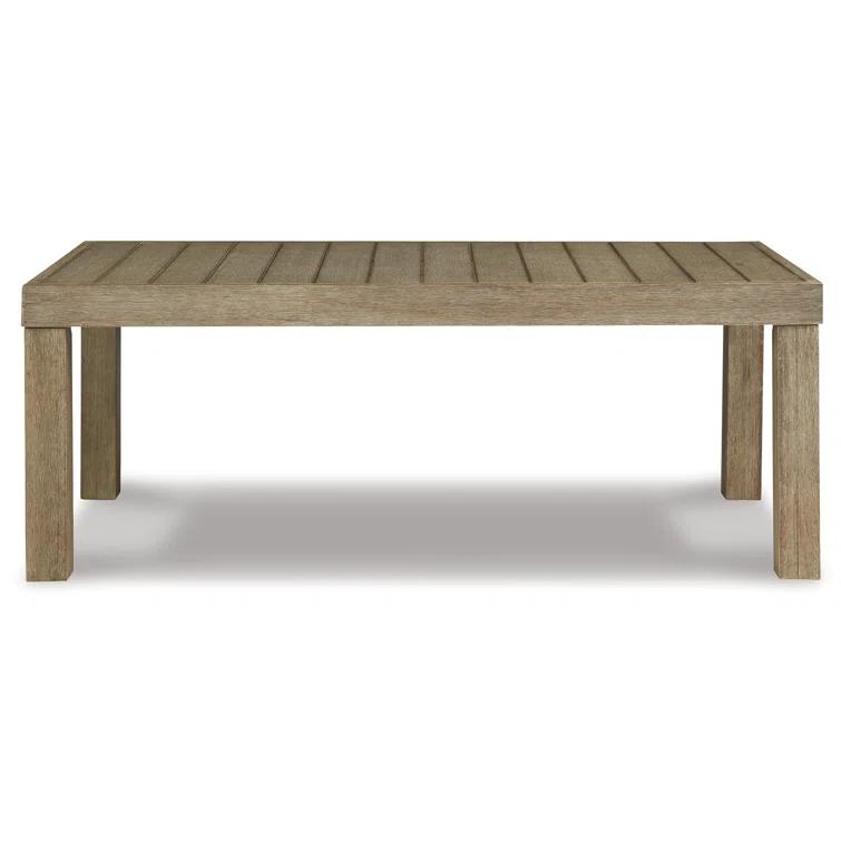 Viva Furniture Rectangular Eucalyptus Outdoor Coffee Table
