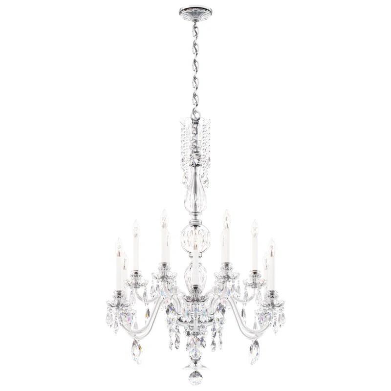Schonbek Hamilton Nouveau 12 - Light Dimmable Classic / Traditional Chandelier