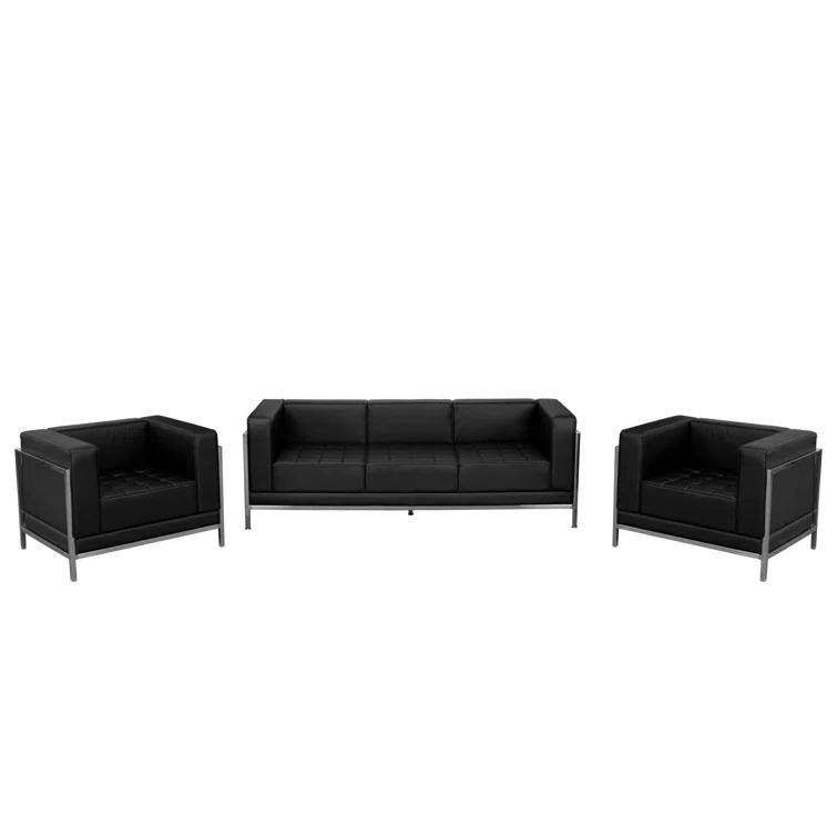 Flash Furniture Hercules Imagination Series LeatherSoft Modular Sofa & Chair Set with Taut Back and Seat