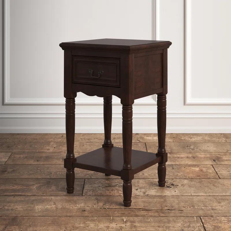 Ophelia & Co. Liscomb 15.5'' W Solid Wood Nightstand
