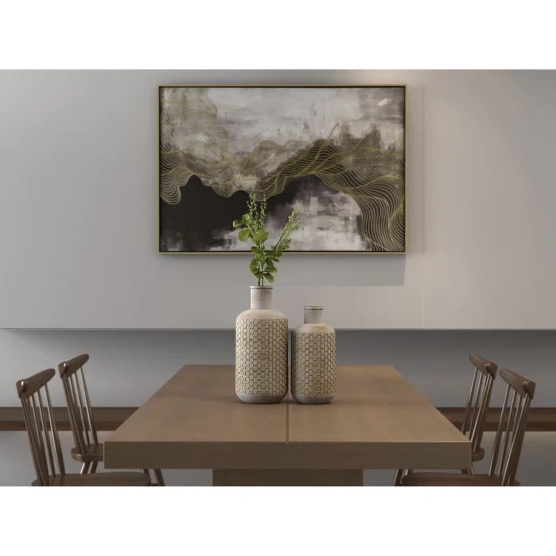 Gild Marilla, S2 Metal Table Vase & Reviews | Perigold