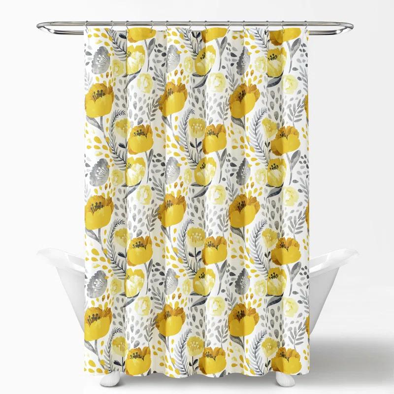 Lush Decor Bryonhall Floral Shower Curtain