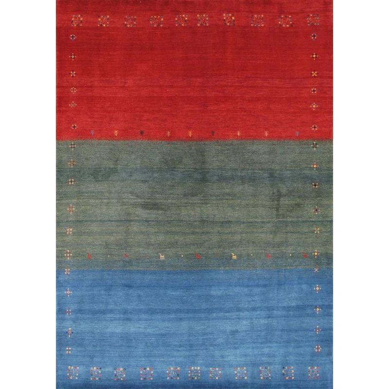 Pasargad Tribal One-of-a-Kind 5'9" X 7'11" New Age Wool Area Rug in