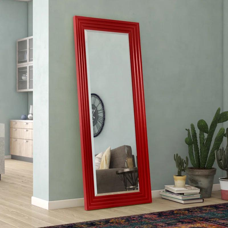 Trule Amy Wood Flat Wall Mirror