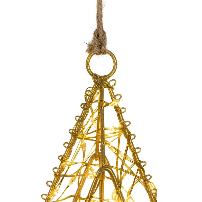 Northlight Seasonal LED Lighted Stars Outdoor Christmas Decorations - 18" - Gold - Set Of 2