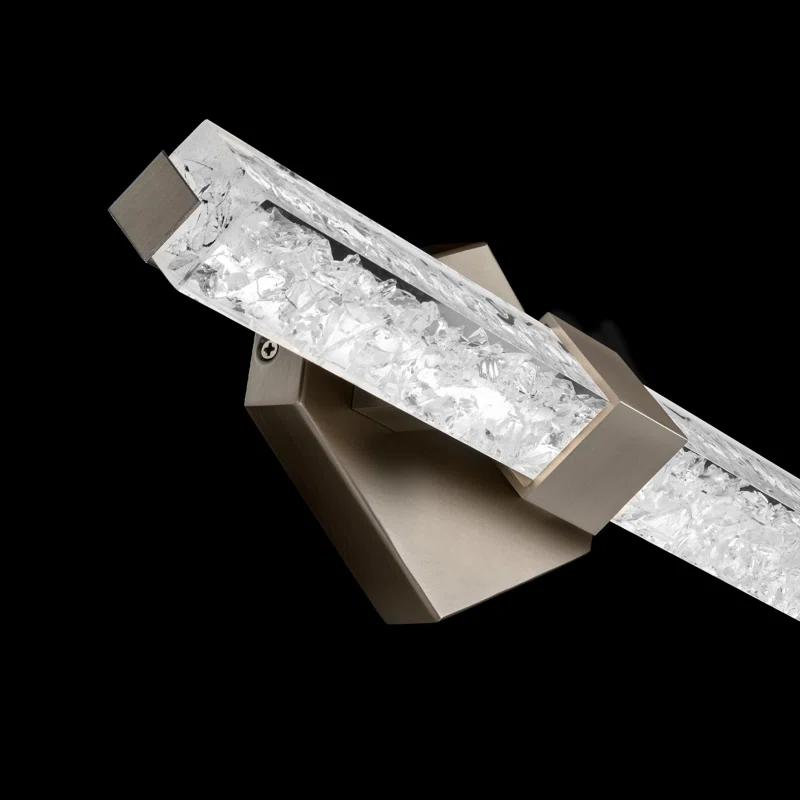 Modern Forms Regal 18" Dimmable LED Vanity Light With Crystal Shade