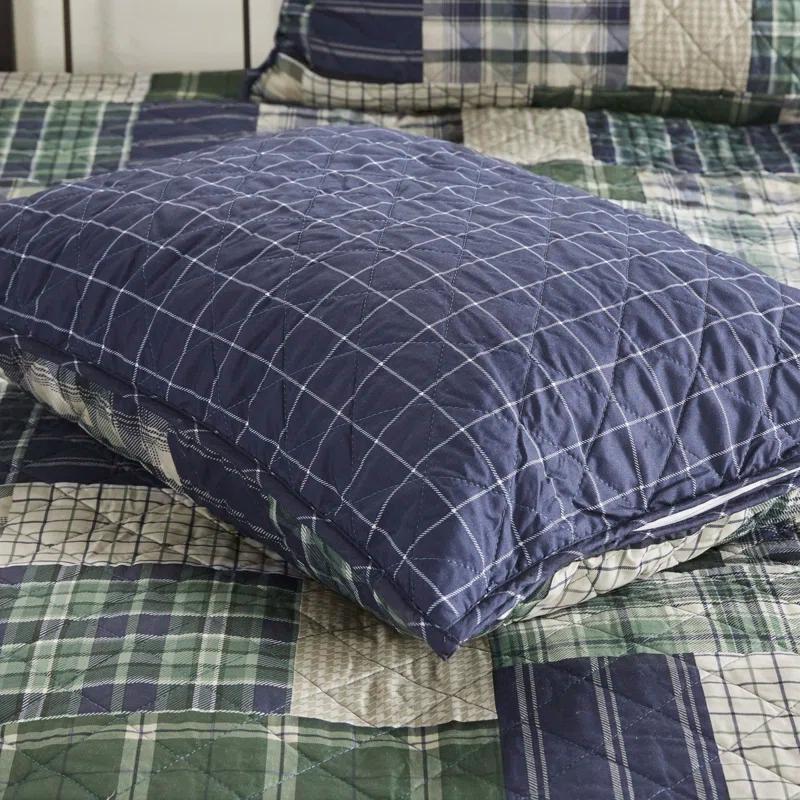 Madison Park Timber 3 Piece Reversible Printed Quilt Set