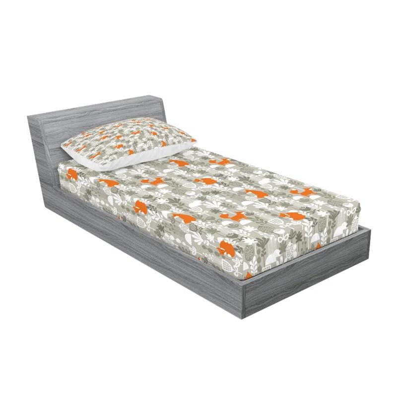Microfiber Floral Sheet Set (Set of 2)