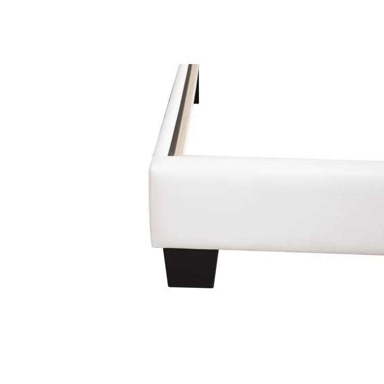 Glory Furniture Eaton Vegan Leather Platform Bed