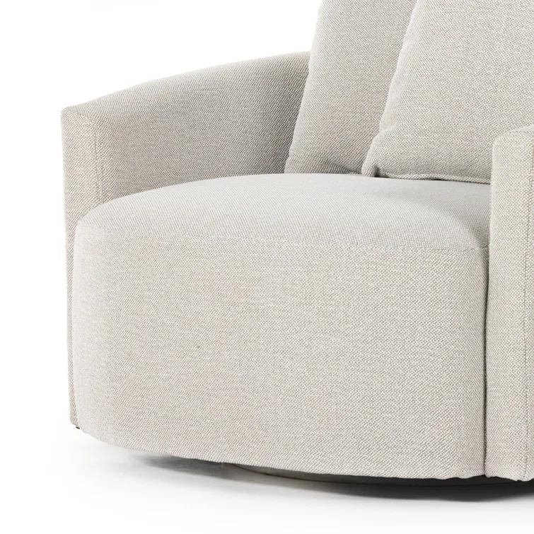 Kaila Swivel Chair - Delta Bisque