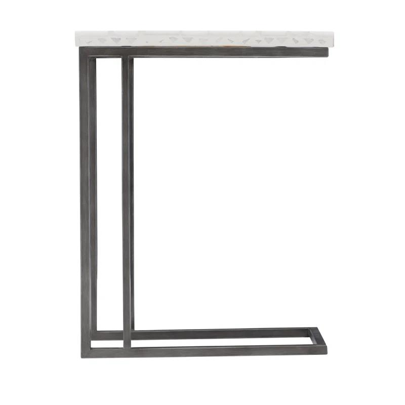 Sausalito Rectangular Concrete Outdoor Side Table