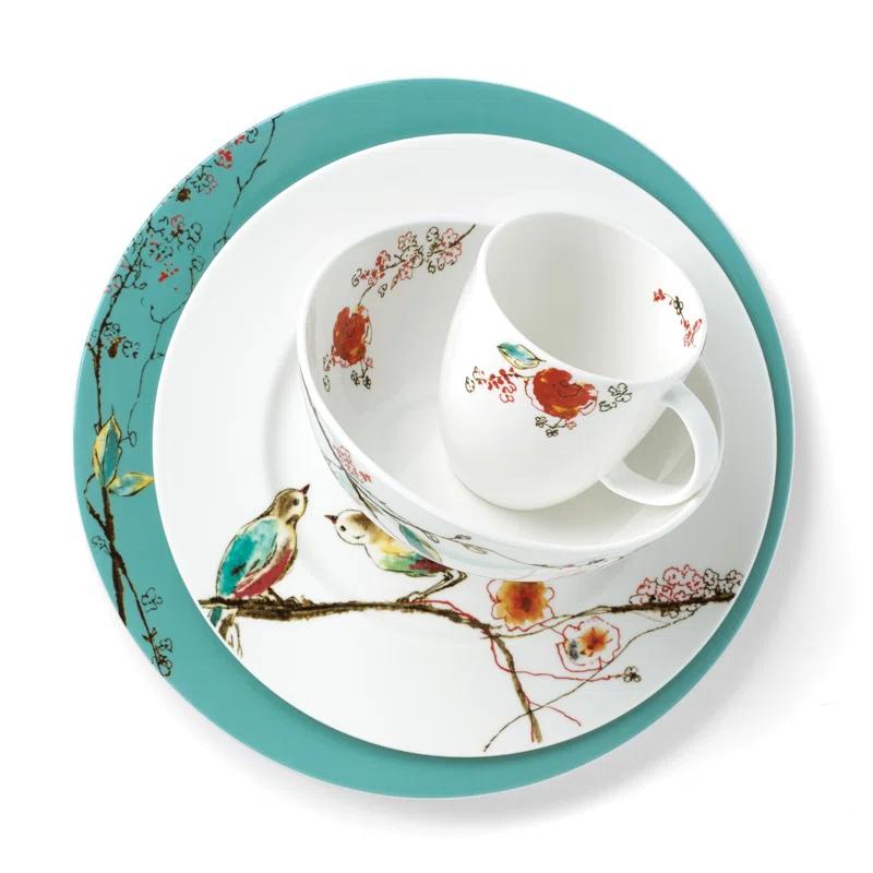 Lenox Lenox Chirp 4 Piece Bone China Place Setting Set, Service for 1