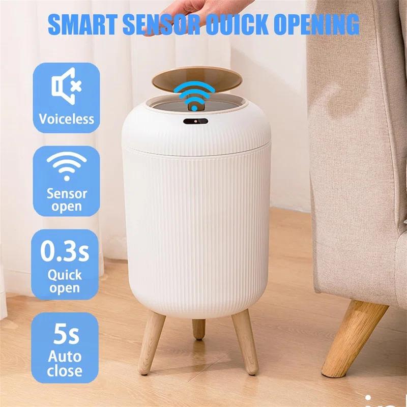 Motion Sensor Trash Can with Lid